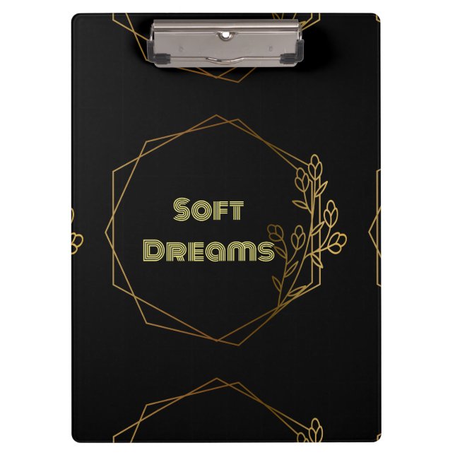 Custom Soft Dreams Clipboards nice stationery (Front)