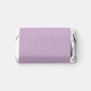 Custom Soft Lavender Sparkle Mini Wrappers Hershey's Miniatures