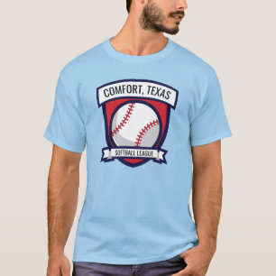 Custom Softball Baseball Logo T-Shirt