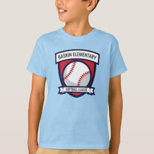 Custom Softball Baseball Logo T-Shirt