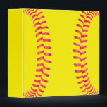 Custom Softball Binder<br><div class="desc">Custom Softball Binder: Add your own text to make your own personalized softball Binder. These are great for softball players, coaches, parents and fans. Could be used as a playbook for the team, or as school or office supplies. Check out our shop - Custom Sports Gear - for lots of...</div>