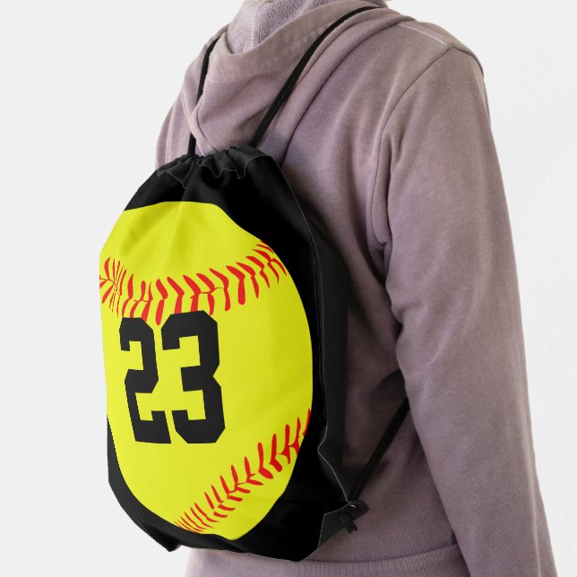 Custom Softball Drawstring Backpack (Insitu)