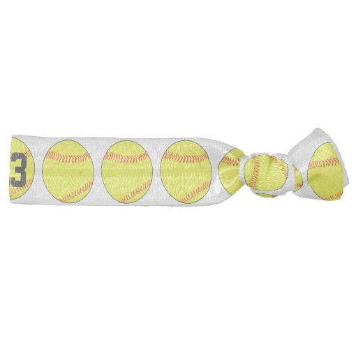 Custom Softball Hair Ties Zazzle