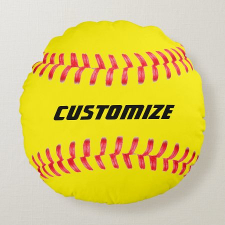 Custom Softball Pillow