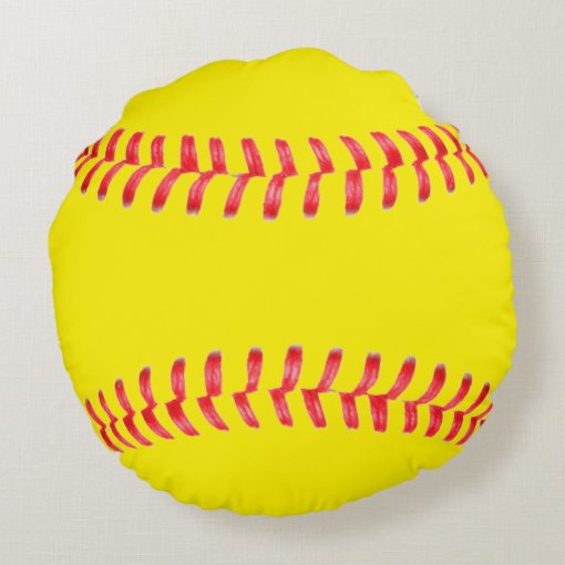Custom Softball Pillow Zazzle