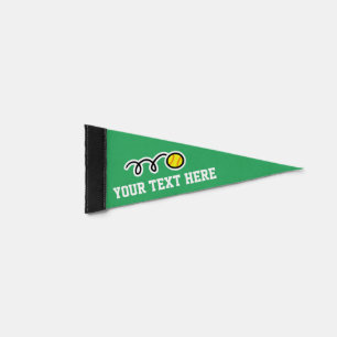 Custom softball sports pennants for fans