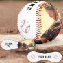 Custom Softball with Team Name Number Photo