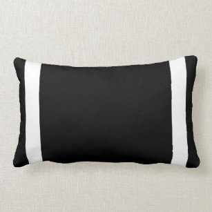 Black and White Lumbar Pillow  Striped Pattern – The Citizenry