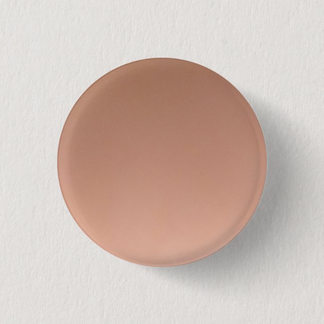 Custom Solid Peach Poker Chip Button (Front)