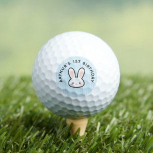 Custom Some Bunny is turning One 1st Birthday Bag Golf Balls