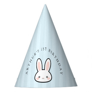 Custom Some Bunny is turning One 1st Birthday Bag Party Hat