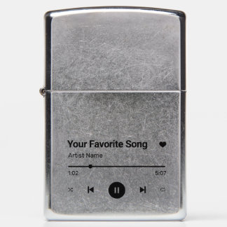 Custom Song Favorite Song One Photo  Coffee Mug Lu Zippo Lighter