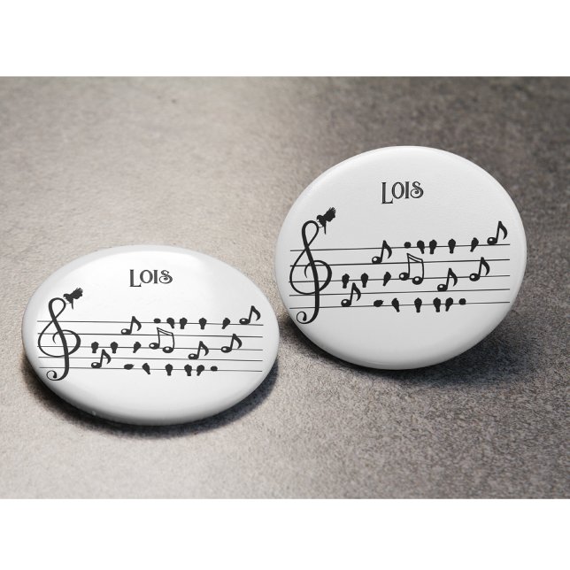 Custom Songbird Treble Clef Art Magnet (Creator Uploaded)
