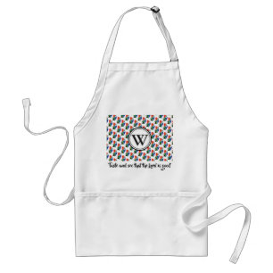 Custom SOUTH AFRICA FLAG Monogram Adult Apron