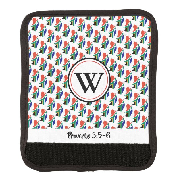 Custom SOUTH AFRICA Luggage Handle Wrap (Front)