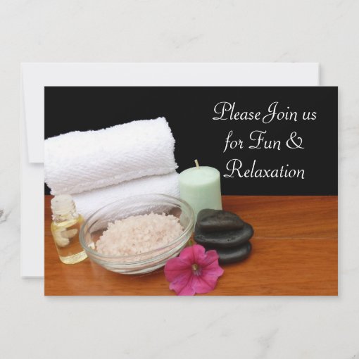 Custom Spa Manicure &amp; Pedicure Party Invitations | Zazzle