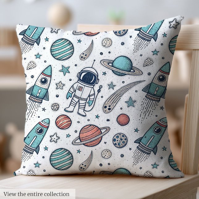 Custom Space Pillow Planets & Rockets for Kids (Custom Space Pillow Planets & Rockets for Kids)