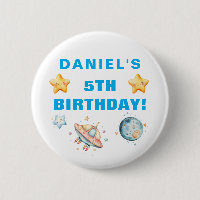 Custom Space-Themed Kids Birthday Party
