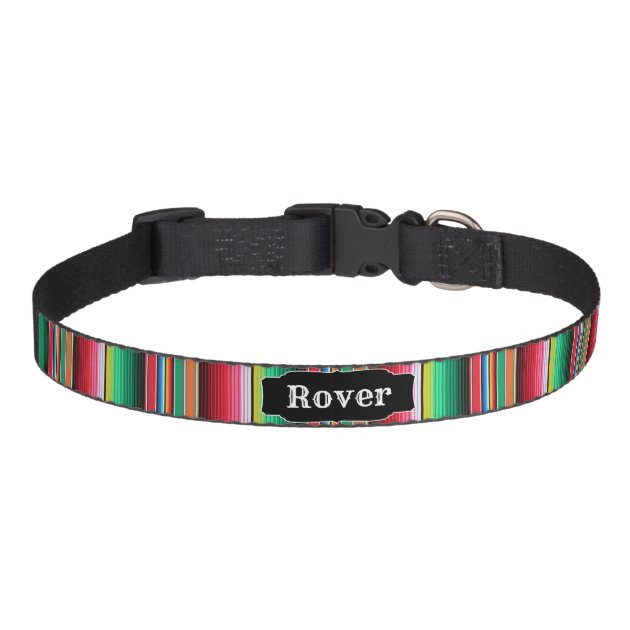 Mexican blanket dog sales collar