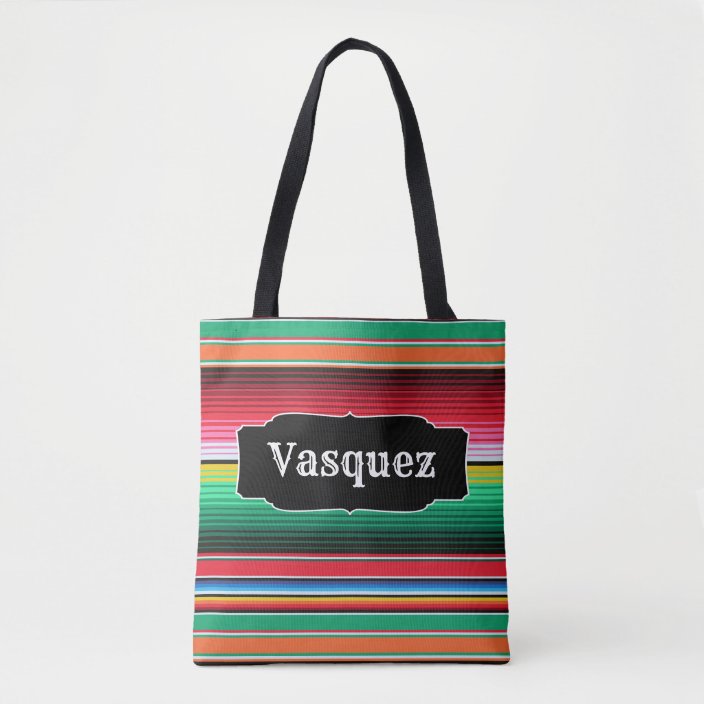 serape tote bag