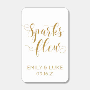 Custom Sparks Flew Wedding Sendoff Matches