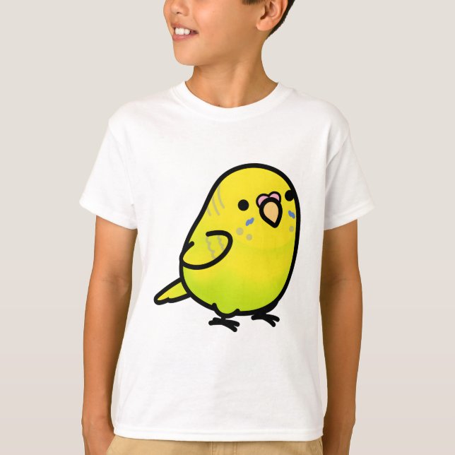 CUSTOM Sparky the Chubby Budgie T-Shirt (Front)