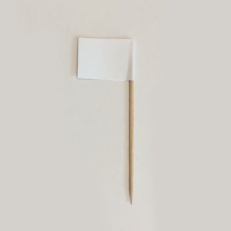 Custom Special Event Birch Toothpick Flag