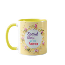 Custom Special Guest at the Function Pastel Yellow