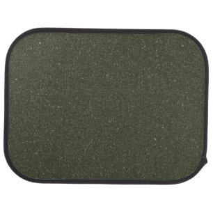 Custom Speckled Moss Green Car Mats – 2pc Set