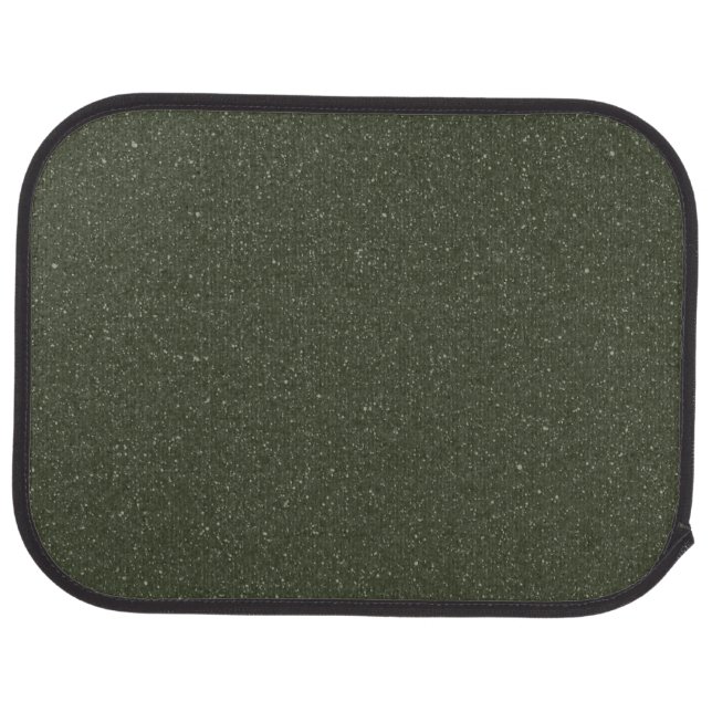 Custom Speckled Moss Green Car Mats – 2pc Set (Rear)