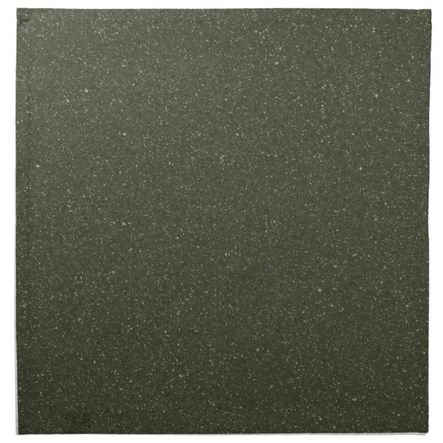 Custom Speckled Moss Green Cloth Napkin 20"x20" (Front)