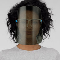 Custom Speckled Moss Green Face Shield
