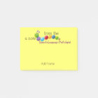 Custom Speech-Language Pathologist Post-it® Notes