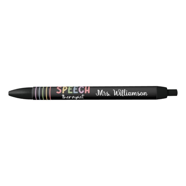 Custom Speech Therapist SLP Speech Pathologist Pen (Front)