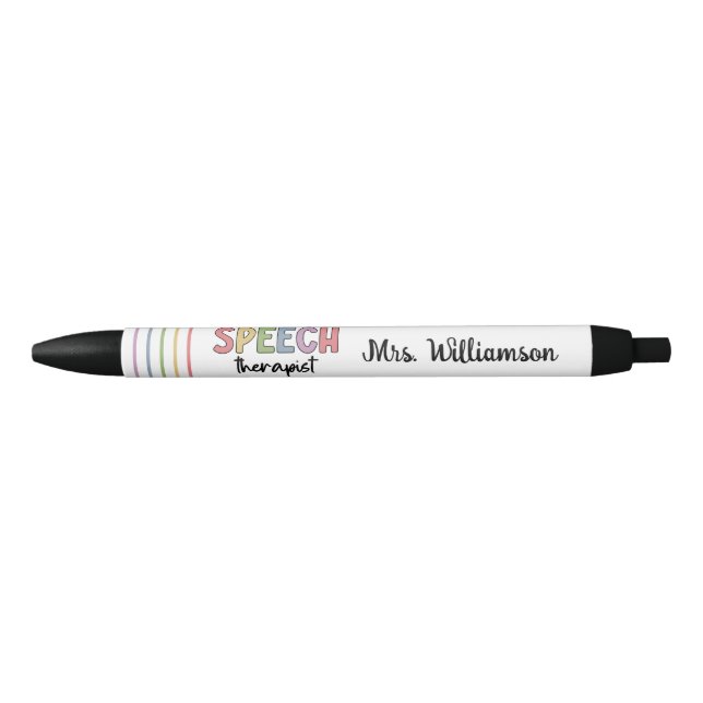 Custom Speech Therapist SLP Speech Pathologist Pen (Front)