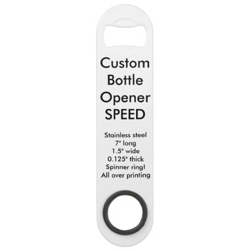 Custom Speed Bottle Opener