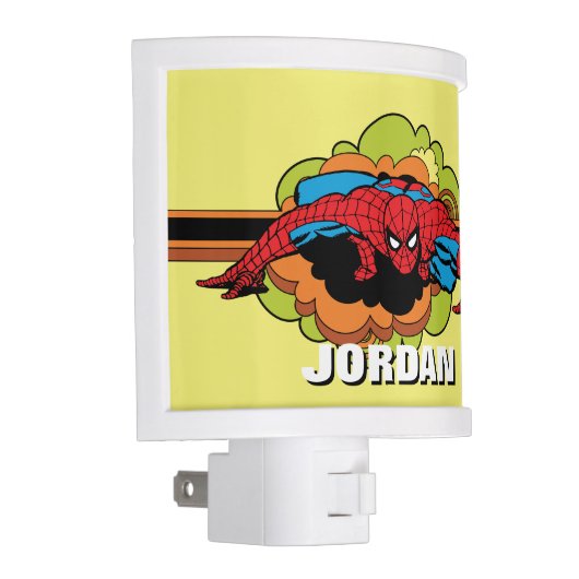 Custom Spider-Man Retro Crawl Night Light (Right)