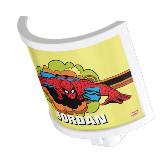 Custom Spider-Man Retro Crawl Night Light (Angled)