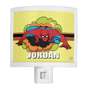 Custom Spider-Man Retro Crawl Night Light