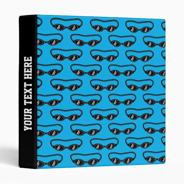 Custom spiral binder for swimming coach (Front/Spine)