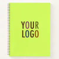 Custom Spiral Notebook Business Logo No Minimum