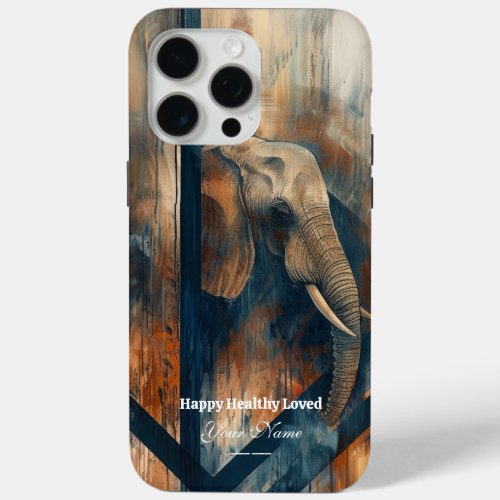Custom  Spiritual Elephant iPhone 15 ProMax Case