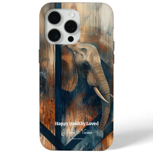 Custom : Spiritual Elephant iPhone 15 ProMax Case