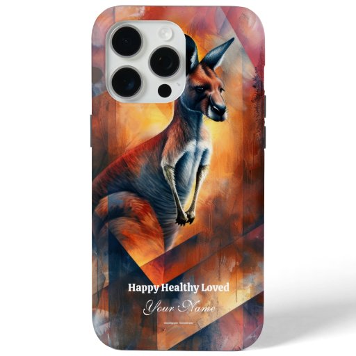 Custom : Spiritual Kangaroo iPhone 15 ProMax Case