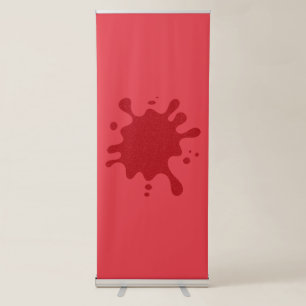 Custom Splash Tomato Red Vertical Banner