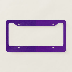 Custom Split Glitter & Matte Purple License Frame