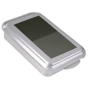 Custom Split Moss Green Cake Pan – Matte & Speckle