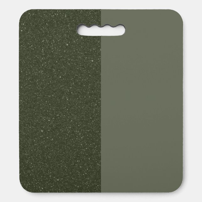 Custom Split Moss Stadium Seat – Sparkle & Matte (Front Vertical)