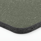 Custom Split Moss Stadium Seat – Sparkle & Matte Cushion (Corner Detail)