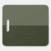 Custom Split Moss Stadium Seat – Sparkle & Matte Cushion (Front Horizontal)